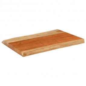 Table Top 19.7"x15.7"x1.5" RectangularSolid Wood Acacia...