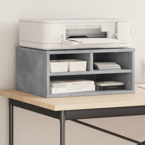 Printer Stand Concrete Gray 19.3"x15.7"x8.9" Engineered...
