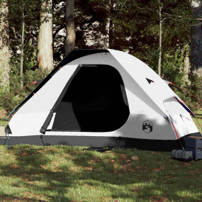 Family Tent Dome 6-Person White Blackout Fabric Waterpr...