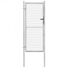 Garden Gate Galvanized Steel 41.3"x98.4" Silver