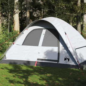 Family Tent Dome 6-Person White Blackout Fabric Waterpr...