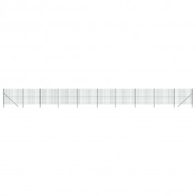 Wire Mesh Fence Green 5.9x82.0' Galvanized Steel