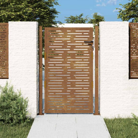 Garden Gate 41.3"x61" Corten Steel Square Design