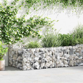 Gabion Planter Galvanized Steel 70.9"x35.4"x19.7"