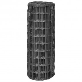 Euro Fence Steel 32.8x3.3' Grey