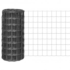 Euro Fence Steel 82.0x2.6' Grey