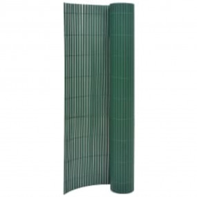 Double-Sided Patio Fence 43.3x118.1" Green
