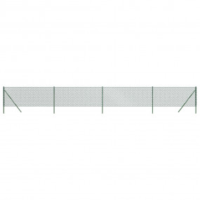 Chain Link Fence Green 2.6x32.8'
