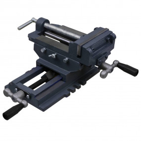 Manually Operated Cross Slide Drill Press Vice 5.91 "