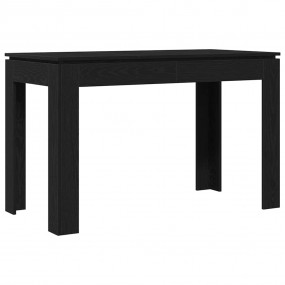 Dining Table Black Oak 47.2x23.6x29.9" Engineered Wood
