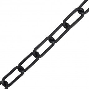 Warning Chain Black 328.1 ' 0.24 " Plastic