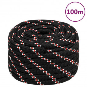 Boat Rope Black 0.79 " 328.1 ' Polypropylene