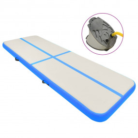 Inflatable Gymnastics Mat with Pump 196.9x39.4x7.9" PVC...