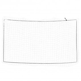 Trailer Net with Elastic Rope White 9.8x5.4' PP