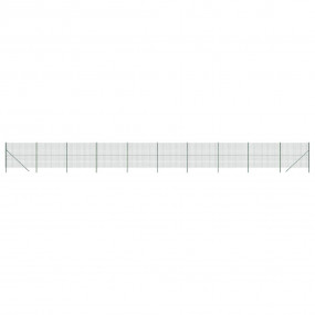 Wire Mesh Fence Green 7.2x82.0' Galvanized Steel