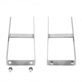 Fence Ground Spikes 2 pcs for WPC Fence Steel 15.7 "