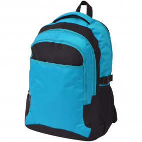 School Backpack 10.6 gal Black and Blue