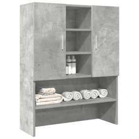 Washing Machine Cabinet Concrete Grey 27.8x10.0x35.4"