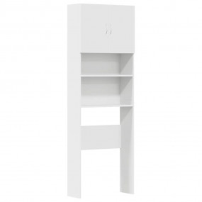 Washing Machine Cabinet White 25.2x9.4x74.8" Engineered...