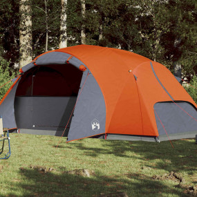 Family Tent Cross Vent 8-Person Orange Waterproof