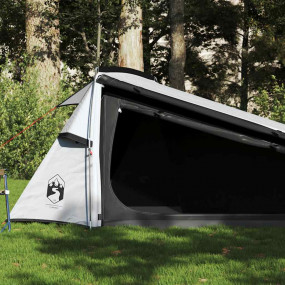 Camping Tent Tunnel 2-Person White Blackout Fabric Wate...