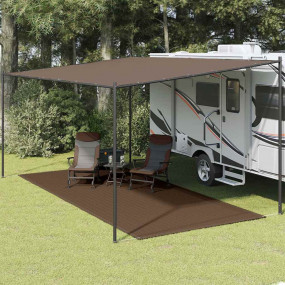 Tent Carpet 98.4x196.9" Brown