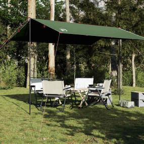 Camping Tarp Green 141.7x115.7" Waterproof