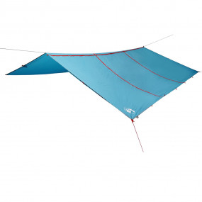 Camping Tarp Blue 165.4x173.2" Waterproof