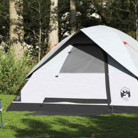 Family Tent Dome 6-Person White Blackout Fabric Waterpr...