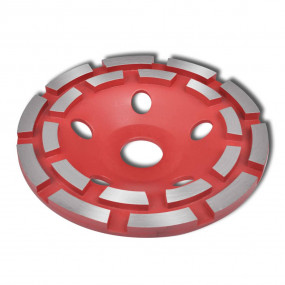 Diamond Grinding Cup Wheel Double Row 4.92 "