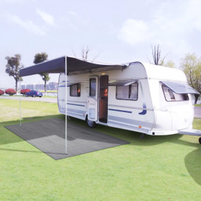 Tent Carpet 98.4x177.2" Light Grey