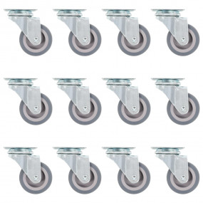 Swivel Casters 12 pcs 1.97 "