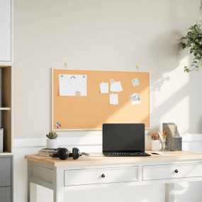 Cork Board with Solid Pine Wood Frame 39.4x21.7"