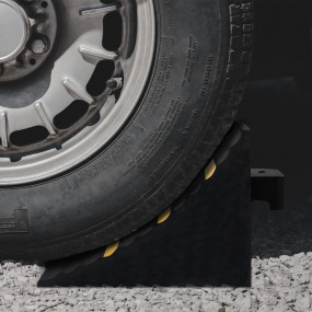 Wheel Chocks 2 pcs 11.4x6.3x7.5" Rubber