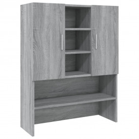 Washing Machine Cabinet Grey Sonoma 27.8x10.0x35.4"