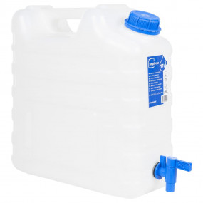 Water Container with Tap Transparent 4.0 gal Plastic