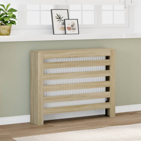 Radiator Cover Sonoma Oak 40.9x7.9x32.3" Engineered Woo...