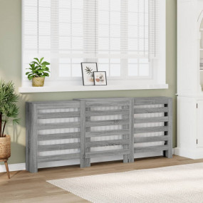 Radiator Cover Grey Sonoma 80.7x8.5x32.9" Engineered Wo...