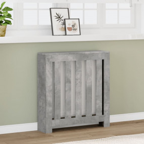 Radiator Cover Concrete Grey 30.7x7.9x32.3" Engineered ...