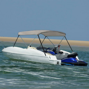 2-bow Bimini Top Grey 59.1x47.2x43.3"