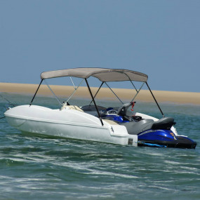 3-bow Bimini Top Grey 72.0x63.0x53.9"