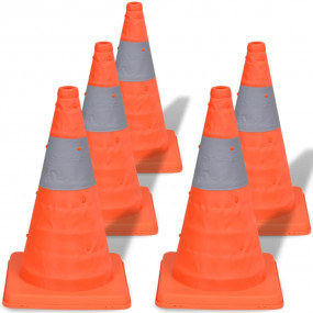 5 Pop-up Traffic Cones 16.5 "