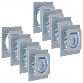 Lashing Rings for Trailer 8 pcs Galvanized Steel 4409.2...