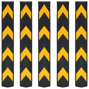 Reflective Corner Guards 5 pcs Rubber 31.5 "