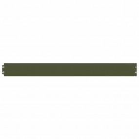 Lawn Edgings 50 pcs Olive Green 3.9x40.6" Cold-rolled S...