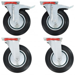 Swivel Casters 4 pcs 7.87 "