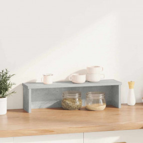 Kitchen Rack Stackable Concrete Grey 23.6x5.9x6.3" Engi...