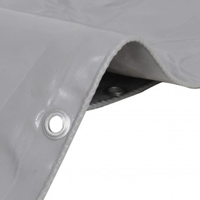 Tarpaulin 7.11 oz/ft 11.5x16.4' Grey