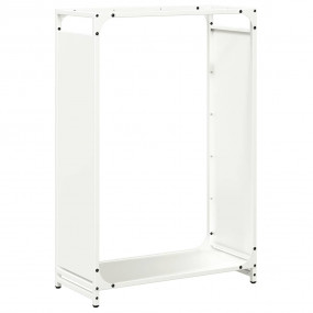 Firewood Rack White 23.6x11.0x35.4" Cold-rolled steel