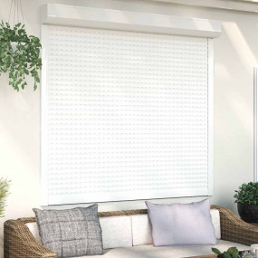 Roller Shutter Aluminum 63.0x59.1" White